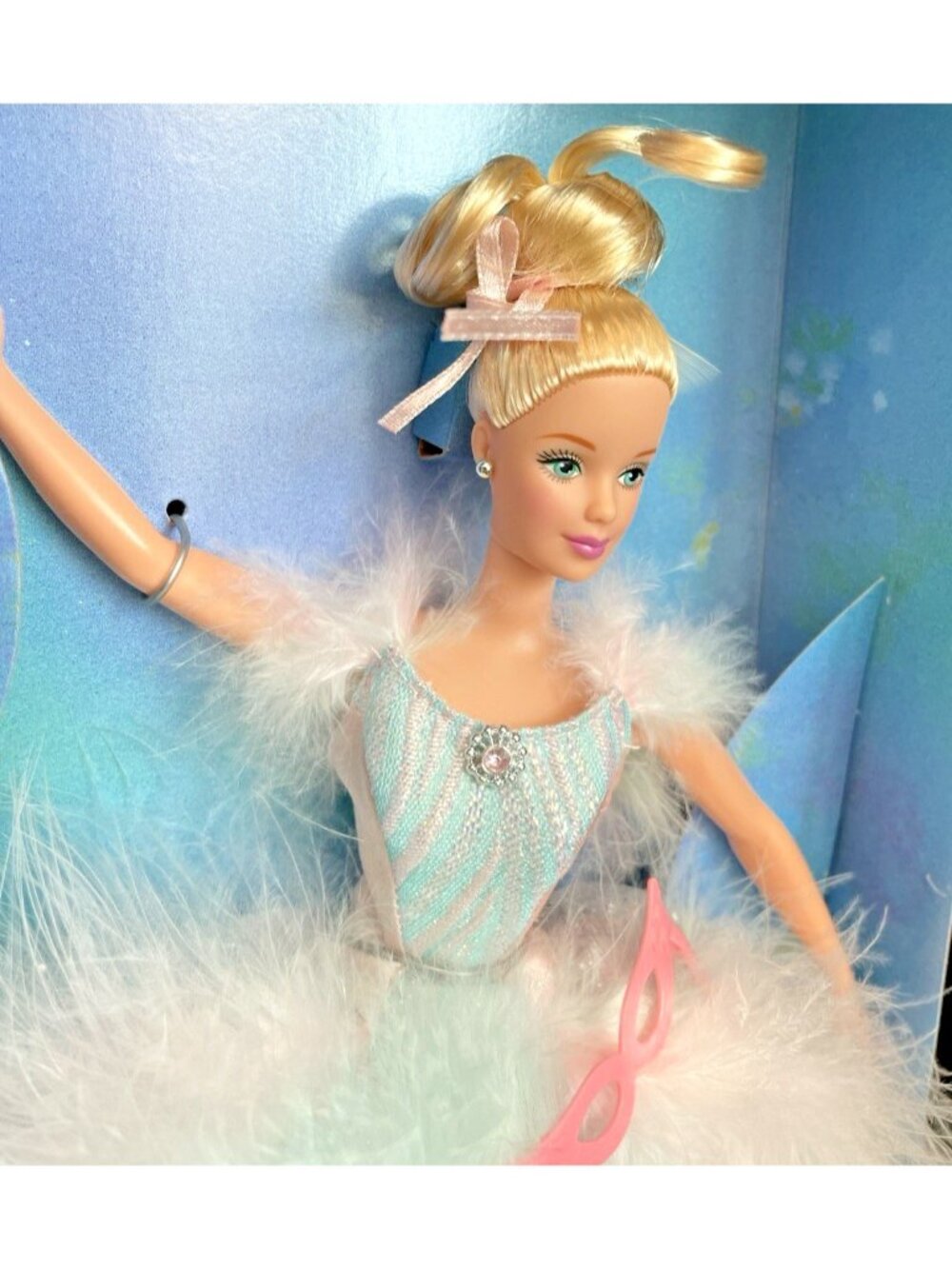 Ballet Masquerade Barbie Ballerina Doll 2000 Mattel 29385 - Picture 5 of 11